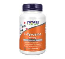 L-Tyrosine 500 mg 120 caps Now Foods