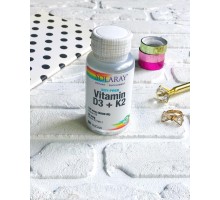 Vitamin D3+K2 60 caps Solaray